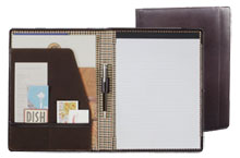 Mahogany Classic Leather Letter Size Pad Holders